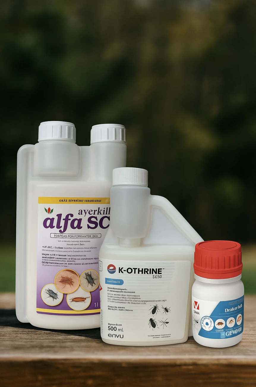 Haşere ve Böcek İlaçları - Ev bahçe akarı pire sivrisinek zararlılarına karşı profesyonel çözümler