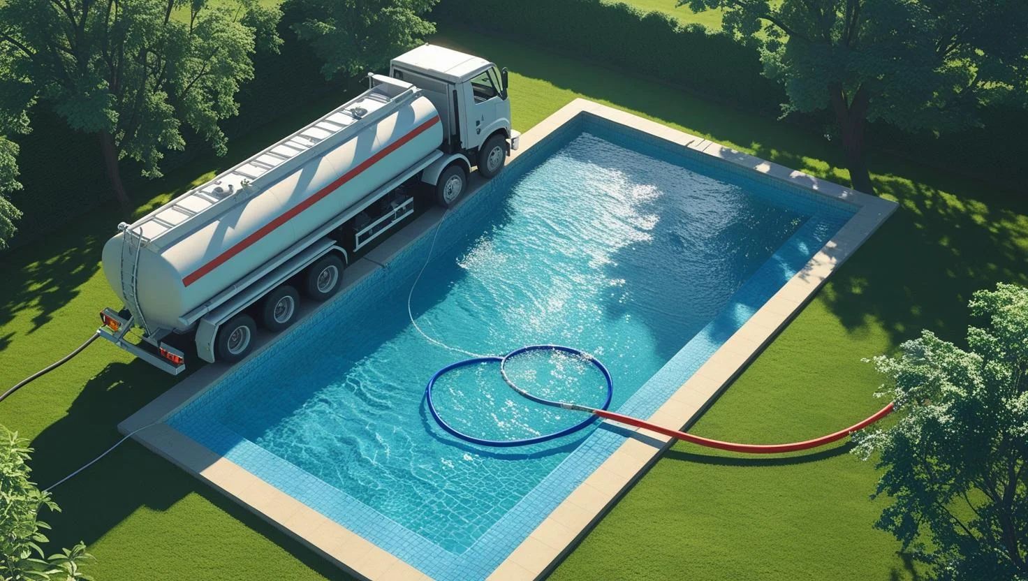 İstanbul Havuz Doldurma Ürünleri - Temiz güvenli su tankeri havuz bakım kimyasal ürünler